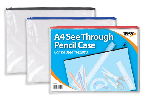 Pencil case see - a4, through