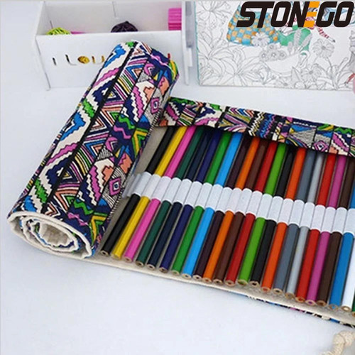Holes canvas pencil case - 48/72,