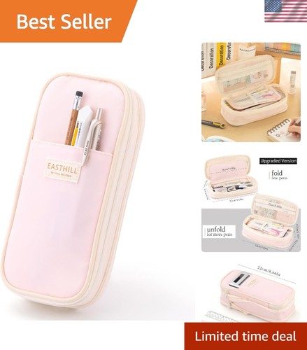 Durable pink zipper pencil - durable,