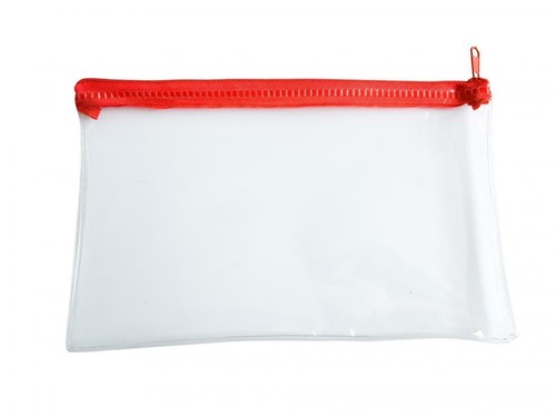 Clear exam pencil case - clear,