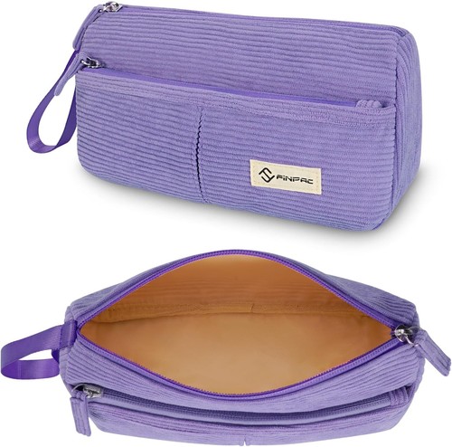 Pencil case corduroy triangle - pencil,