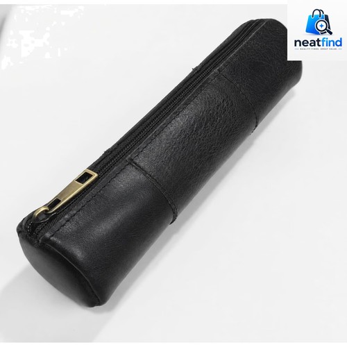 Vintage leather pencil case - pencil,