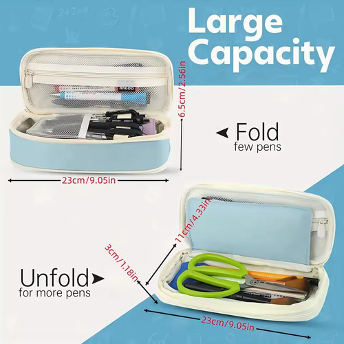 Large capacity pencil - capacity, case