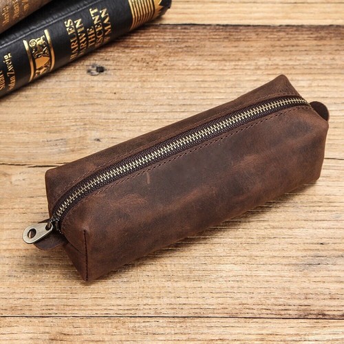 Handmade cowhide leather pen - handmade,