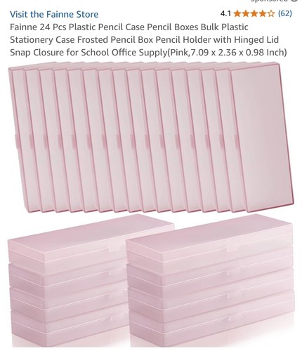 Pcs plastic pencil case - pcs,