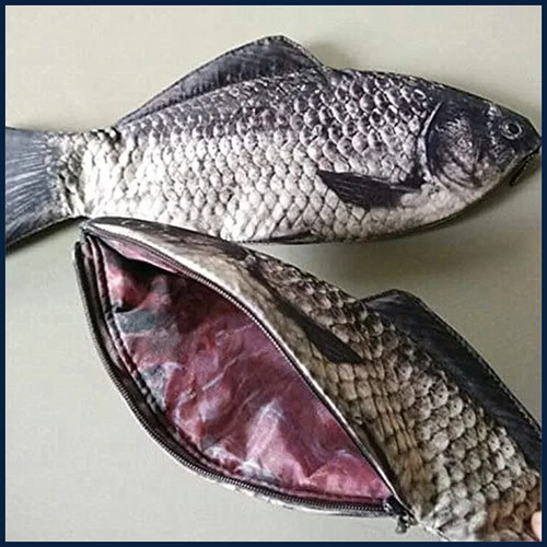 Pencil case fish shaped - case,