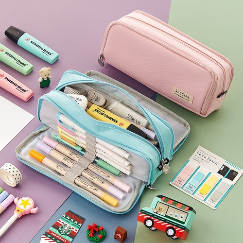 Large pencil case pen - large, box