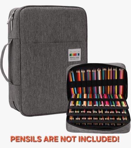 Portable colored pencil case - colored,