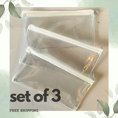 Clear exam pencil case see - clear,
