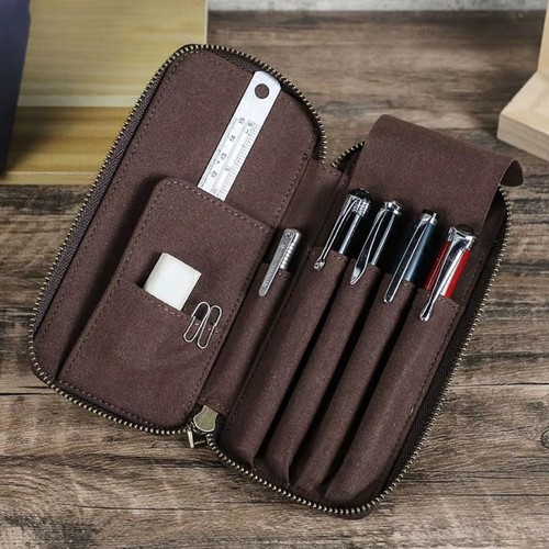Genuine leather pencil - genuine,