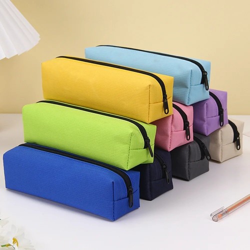 Solid color large pencil case - large,