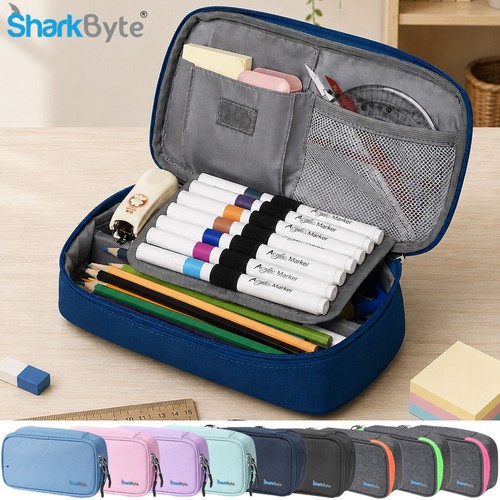 Large pencil case organiser - case,