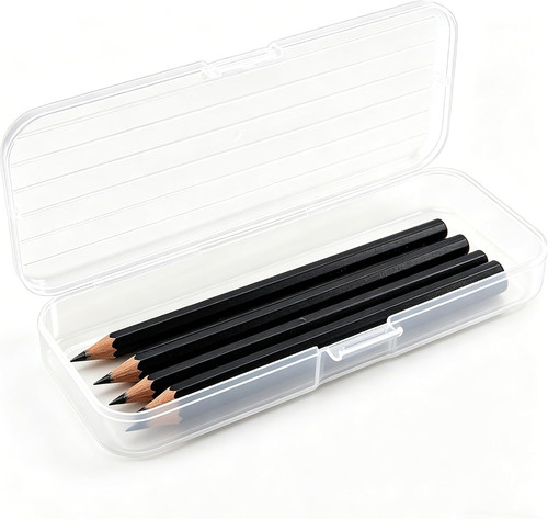 Clear hard plastic pencil - plastic,
