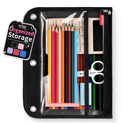 Sooez pencil pouch - 3, ring